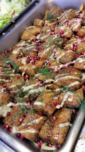 Photograph of Falafel Crusted Salmon